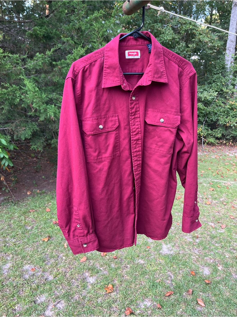 Wrangler Men's Button-Front Shirt Jacket